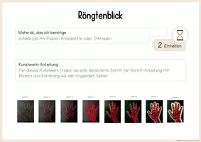 Vorschau - Stundenentwürfe - "Röngtenblick" | Kunst zu Halloween / Thema "Skelett" (Klasse 3-4) - Seite 3