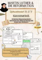 Vorschau - Unterrichtsreihen - Martin Luther & die Reformation: MATERIALPAKET (Klasse 8-9) - Seite 1
