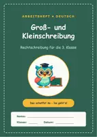 Vorschau - Arbeitsblätter - Groß und Kleinschreibung Klasse 3 - Seite 1