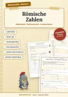 Vorschau - Arbeitsblätter - Römische Zahlen Klasse 5 – Rollenspiel & Escape Room - Deckblatt