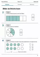 Vorschau - Arbeitsblätter - Brüche darstellen Basisscreening Klasse 5–6 - Seite 2