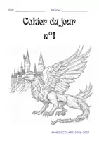 Aperçu - Autre type de ressources - pages de garde cahiers du jours et autres petits cahiers - Page de couverture