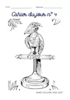 Aperçu - Autre type de ressources - pages de garde cahiers du jours et autres petits cahiers - Page 3
