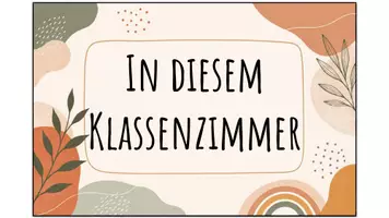 Vorschau - Arbeitsblätter - Türdekoration für das Klassenzimmer – Klassenzimmertür gestalten - Seite 1