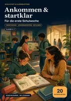 Vorschau - Lehrpläne/Lehrermaterial - Ankommen & startklar – Schülerjournal für die erste Schulwoche Klasse 5–7 - Deckblatt