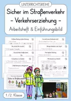 Vorschau - Unterrichtsreihen - Verkehrserziehung Klasse 1 - Deckblatt