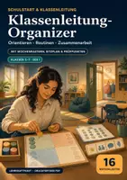 Vorschau - Merkblätter - Klassenleitung-Organizer – die ersten vier Wochen - Deckblatt