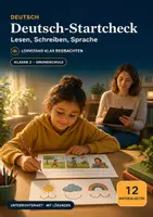 Vorschau - Arbeitsblätter - Deutsch-Startcheck Klasse 2 – Lesen, Schreiben & Sprache - Deckblatt