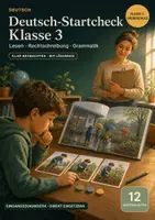 Vorschau - Arbeitsblätter - Deutsch-Startcheck Klasse 3 – Lesen, Rechtschreibung & Grammatik - Deckblatt