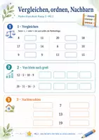Vorschau - Arbeitsblätter - Mathe-Startcheck Klasse 2 – ZR 20, Größen & Geometrie - Seite 3
