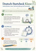 Vorschau - Arbeitsblätter - Deutsch-Startcheck Klasse 3 – Lesen, Rechtschreibung & Grammatik - Seite 1