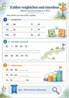 Vorschau - Arbeitsblätter - Mathe-Startcheck Klasse 3 – ZR 100, Einmaleins & Sachrechnen - Seite 3