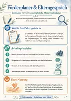 Vorschau - Fördermaterial/Inklusion - Förderplaner & Elterngespräch – Beobachtung, Auswertung & nächste Schritte - Seite 1