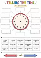 Vorschau - Arbeitsblätter - Telling the time - my daily routine - Seite 2