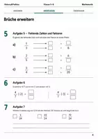 Vorschau - Arbeitsblätter - Brüche erweitern und kürzen Basisscreening Klasse 5–6 - Seite 3