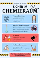 Vorschau - Poster - Plakat zur Sicher im Chemieraum - Deckblatt