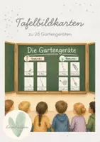Vorschau - Präsentationen/Tafelbilder - Gartengeräte | Tafelmaterial | Bild- und Wortkarten | Schulgarten - Deckblatt