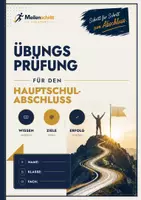 Vorschau - Unterrichtsreihen - Hauptschulabschluss 2027 Deutsch – komplette Übungsprüfung mit Lösungen & Lektüre-Wahl | Abschlussprüfung Klasse 9 Baden-Württemberg - Deckblatt