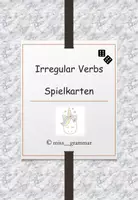 Vorschau - Spiele - Spielkarten Irregular Verbs - Deckblatt