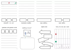 Vorschau - Arbeitsblätter - Buddy Book: Simple Past - Seite 1