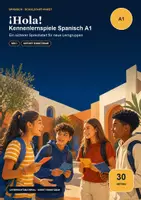 Vorschau - Arbeitsblätter - Spanisch Schuljahresbeginn A1 – 30 Seiten Kennenlernspiele & Sprechaktivitäten für die Sek I - Deckblatt