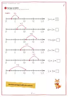 Vorschau - Arbeitsblätter - Zahlenstrahl bis 20 Klasse 1 | Mathe Übungsblätter | Zahlen ordnen | Orientierung im Zahlenraum | Freiarbeit - Seite 3