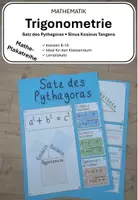 Vorschau - Poster - Lernplakate Trigonometrie – Klassen 8–10 - Deckblatt