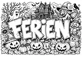 Vorschau - Mal- und Bastelvorlagen - Herbst| Herbstferien | Ausmalbild | Halloween, Herbst & Kunst | Grundschule - Seite 2