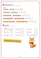 Vorschau - Stationenlernen - Verdoppeln und Halbieren bis 20 Klasse 1 | Mathe Übungsblätter | Kernaufgaben | Rechentricks | Freiarbeit - Seite 1