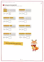 Vorschau - Stationenlernen - Verdoppeln und Halbieren bis 20 Klasse 1 | Mathe Übungsblätter | Kernaufgaben | Rechentricks | Freiarbeit - Seite 2