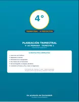 Vista previa - Unidades / Secuencias / Situaciones de Aprendizaje - Planeación Trimestral Premium | 4.º de Primaria | Trimestre 1 | NEM 2026-2027 | Word 100 % Editable + PDF + Audios + Juegos Interactivos - página 1