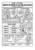 anteprima - Esercizi - 9 Schede Grammatica: le parti del discorso. Cl 4 e 5. - Pagina 2