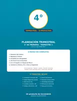 Vista previa - Unidades / Secuencias / Situaciones de Aprendizaje - Planeación Trimestral Premium | 4.º de Primaria | Trimestre 1 | NEM 2026-2027 | Word 100 % Editable + PDF + Audios + Juegos Interactivos - Portada