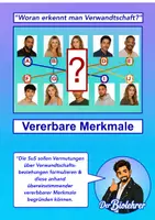 Vorschau - Stundenentwürfe - Woran erkennt man Verwandtschaft? – Vererbbare Merkmale - Deckblatt