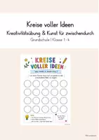 Vorschau - Arbeitsblätter - Kreise voller Ideen - Kunst für zwischendurch Klasse 1 - 4 - Deckblatt