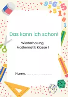 Vorschau - Arbeitsblätter - Wiederholungsheft/ Trainingsheft Mathematik - Deckblatt