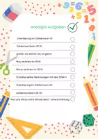 Vorschau - Arbeitsblätter - Wiederholungsheft/ Trainingsheft Mathematik - Seite 1