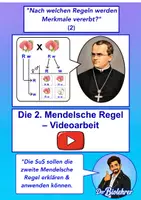 Vorschau - Stundenentwürfe - Nach welchen Regeln werden Merkmale vererbt? (2) – 2. Mendelsche Regel - Deckblatt