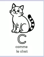 Vista previa - Unidades / Secuencias / Situaciones de Aprendizaje - French Alphabet Bundle: Flashcards & Printable Coloring Workbook - página 3