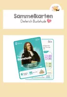 Vorschau - Spiele - Komponisten-Sammelkarte: Dieterich Buxtehude - Deckblatt