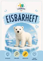 Vorschau - Arbeitsblätter - Die Tierforscher, Der Eisbär, Grundschule, Forscherheft - Deckblatt
