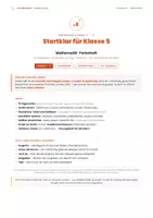Vorschau - Arbeitsblätter - Startklar für Klasse 5 – Deutsch | Ferienheft Übergang Klasse 4/5 | mit Lösungen - Deckblatt