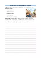Vorschau - Arbeitsblätter - Natural Disasters Creative Writing Tasks - More 3 Unit 12 - Seite 1