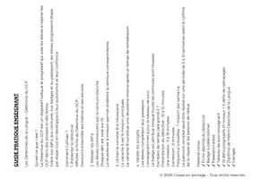 Aperçu - Préparation de séquence / Séquence complète - Français grammaire GCP cycle 3 CM1 - Page 1