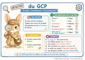 Aperçu - Préparation de séquence / Séquence complète - Français grammaire GCP cycle 3 CM1 - Page 3