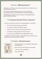 Vorschau - Poster - Affirmations-Poster für Fachkräfte / Selbstfürsorge im Schulalltag // kostenlos - Seite 1