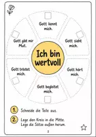 Vorschau - Stundenentwürfe - Gott sieht mich Klasse 1 -2 Legekreis und Symbole - Seite 1