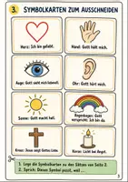 Vorschau - Stundenentwürfe - Gott sieht mich Klasse 1 -2 Legekreis und Symbole - Seite 2