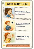 Vorschau - Stundenentwürfe - Gott sieht mich Klasse 1 -2 Legekreis und Symbole - Seite 3