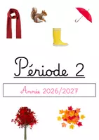 Aperçu - Fiches - Pages de garde : 5 périodes (2026/2027) - Page 1